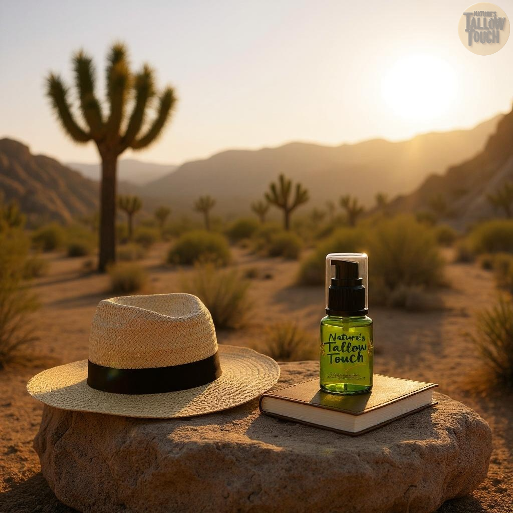 Nature’s Tallow Touch: Mineral Sun Shield Cream | Daily Nourishing Moisturizer + Mineral UV Barrier