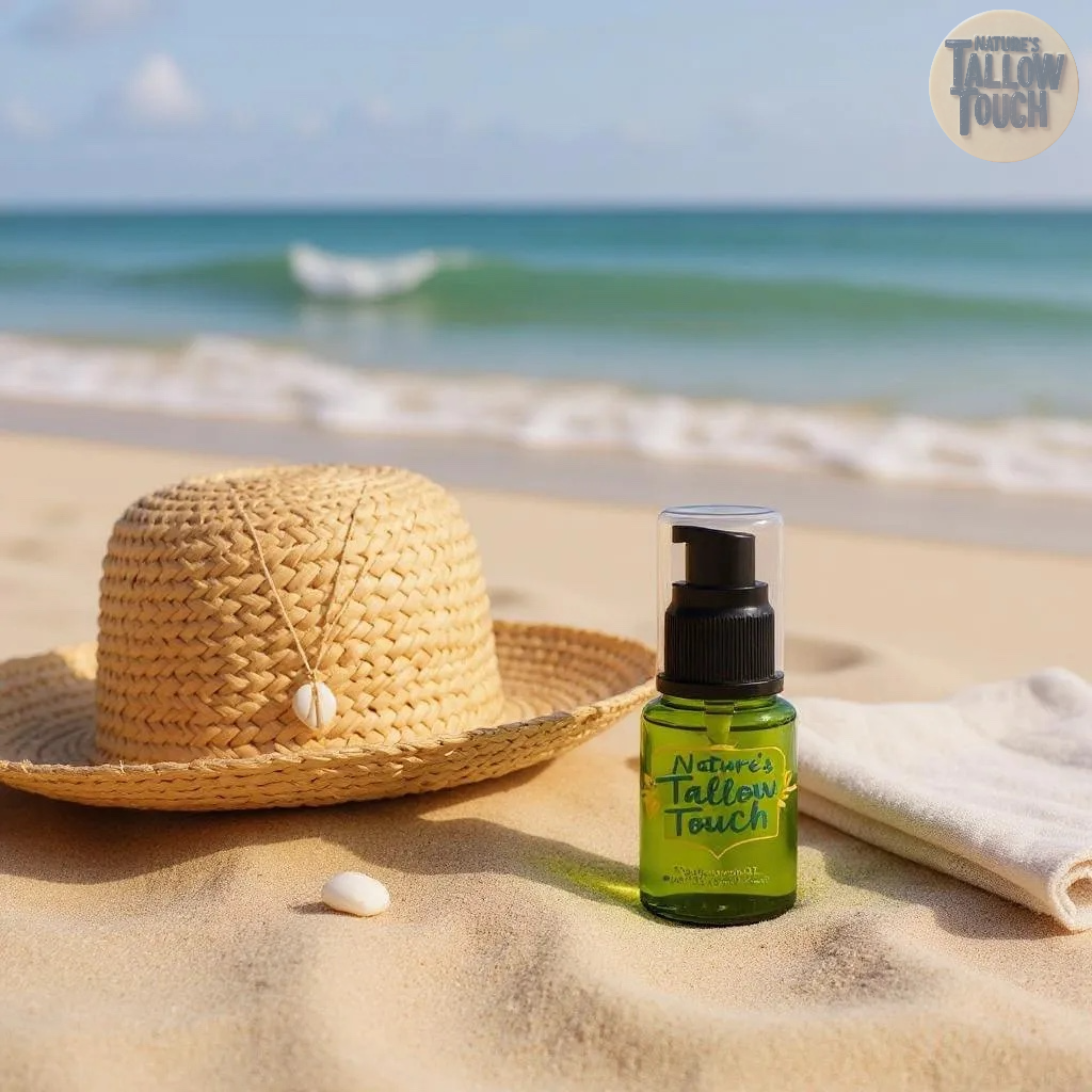 Nature’s Tallow Touch: Mineral Sun Shield Cream | Daily Nourishing Moisturizer + Mineral UV Barrier
