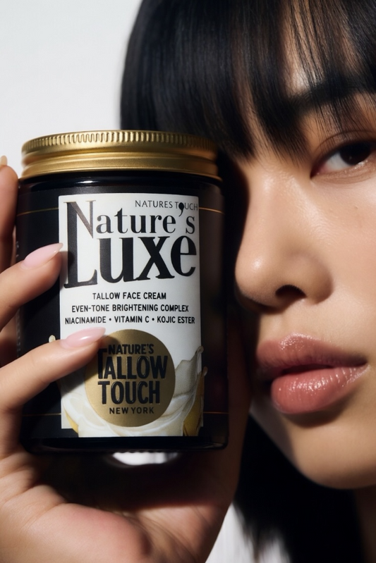 Nature’s LUXE Tallow Face Cream — Brightening & Peptide-Firming Moisturizer