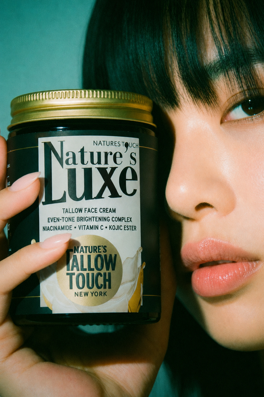 Nature’s LUXE Tallow Face Cream — Brightening & Peptide-Firming Moisturizer