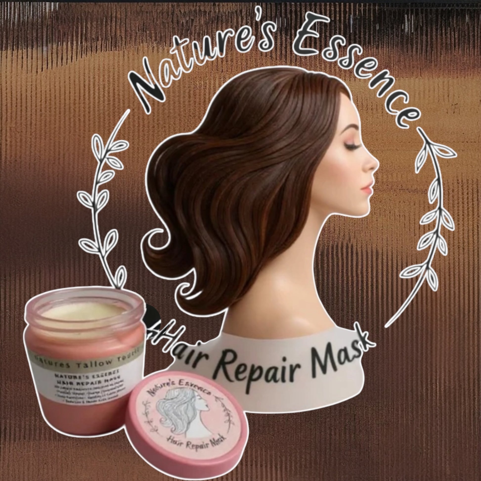 Nature’s Essence Hair Repair Mask |  Tames Frizz • Boosts Shine • Softens Without the Grease - Nature’s Tallow Touch LLC