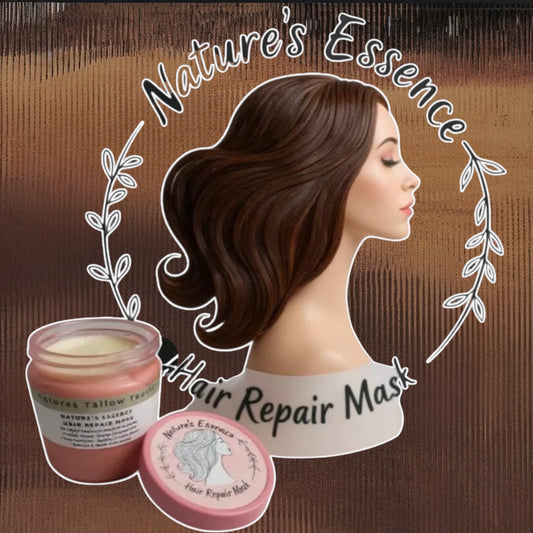 Nature’s Essence Hair Repair Mask |  Tames Frizz • Boosts Shine • Softens Without the Grease - Nature’s Tallow Touch LLC