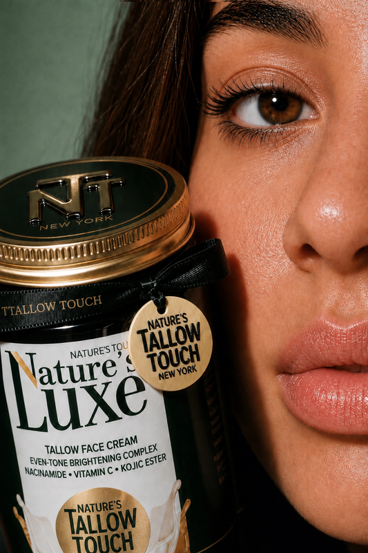 Nature’s LUXE Tallow Face Cream — Peptides. Vitamin C. Kojic Ester.