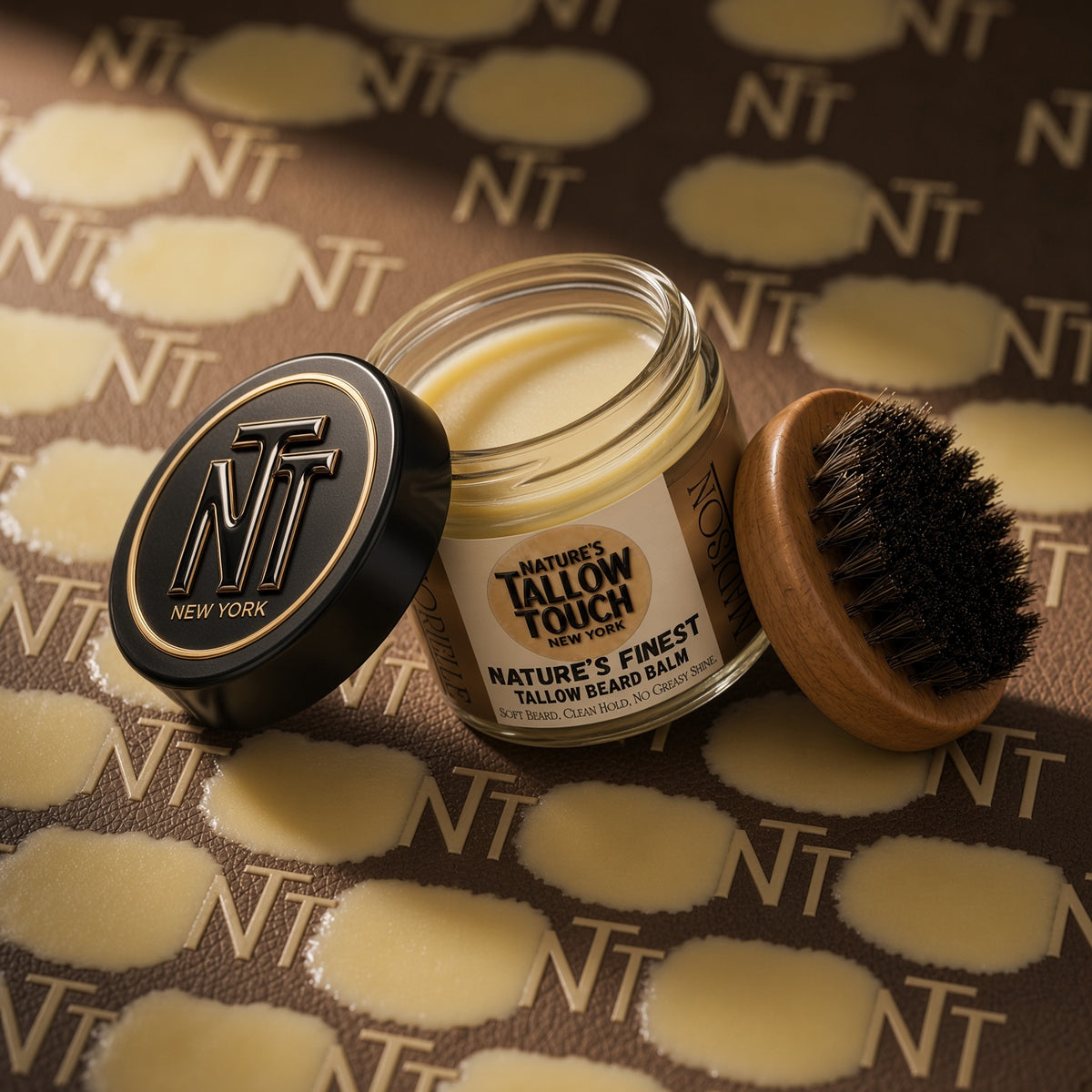 Nature’s Finest Beard Balm — Soft Beard. Clean Hold. No Greasy Shine.