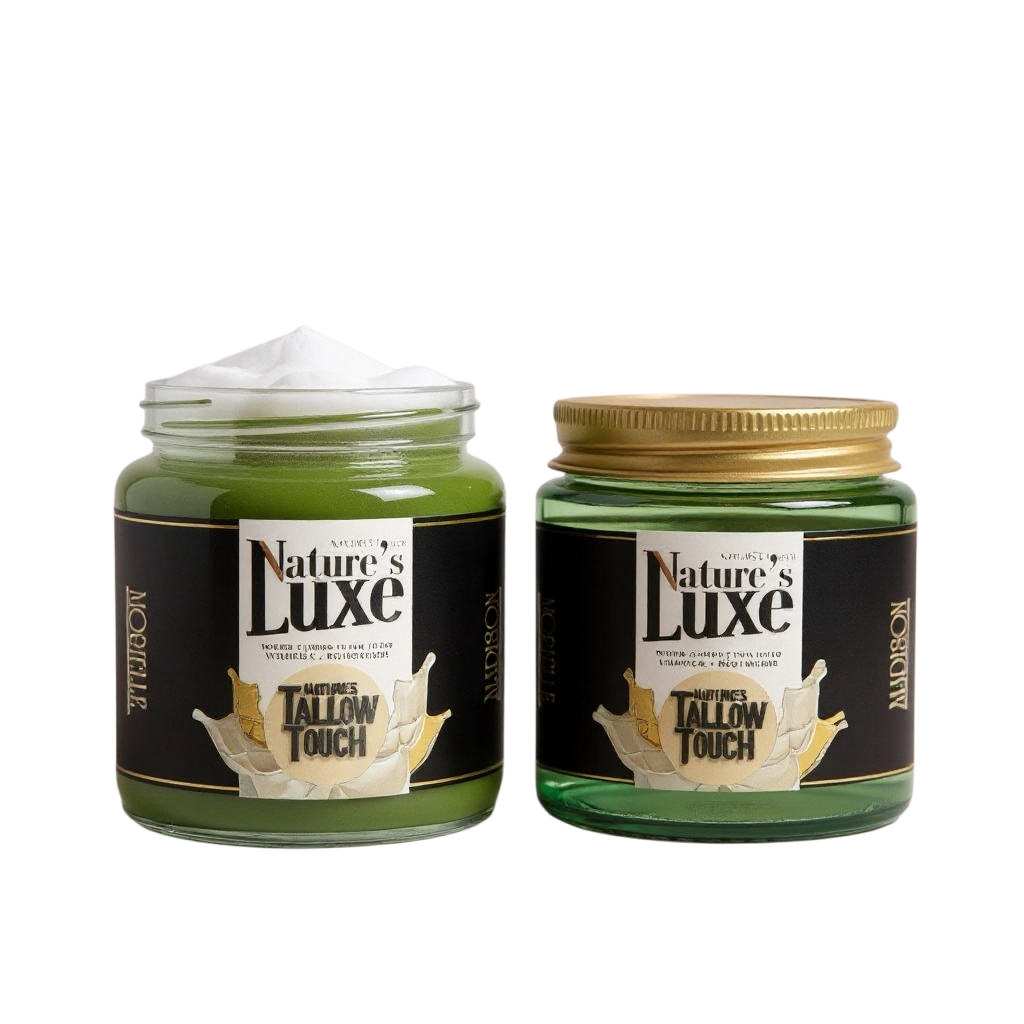 Nature’s LUXE Tallow Face Cream — Whipped Tallow Hydration +  Niacinamide + Vitamin C  + Kojic Acid | Even Tone & Anti-Aging Moisture | - Nature’s Tallow Touch LLC