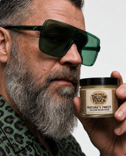 Nature’s Finest Beard Balm — Soft Beard. Clean Hold. No Greasy Shine.