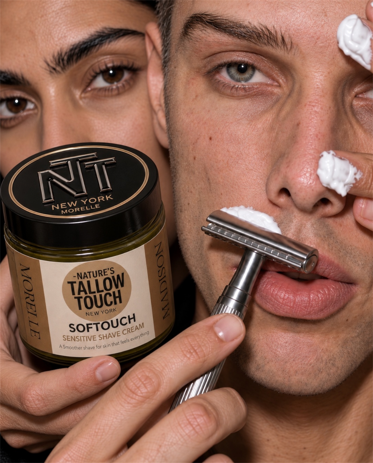 SoftTouch Shave Cream - Sensitive Skin Formula “A Softer Shave for Skin That Feels Everything.”