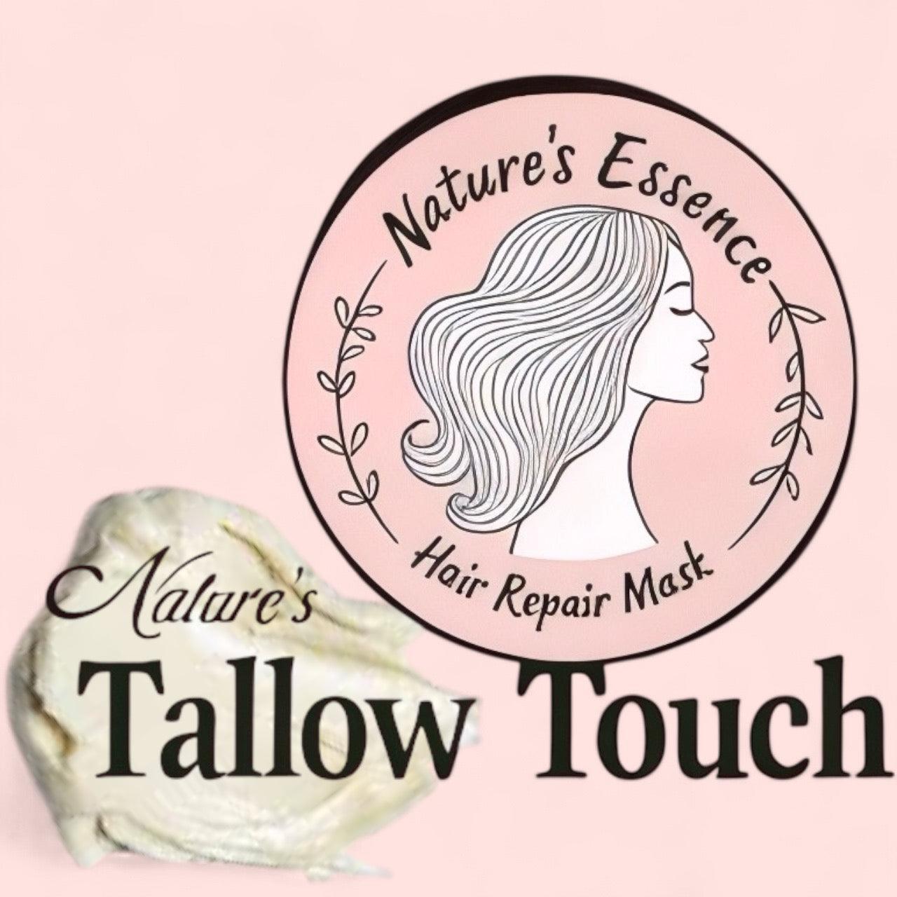 Nature’s Essence Hair Repair Mask • Tames Frizz & Boosts Shine - Nature’s Tallow Touch LLC