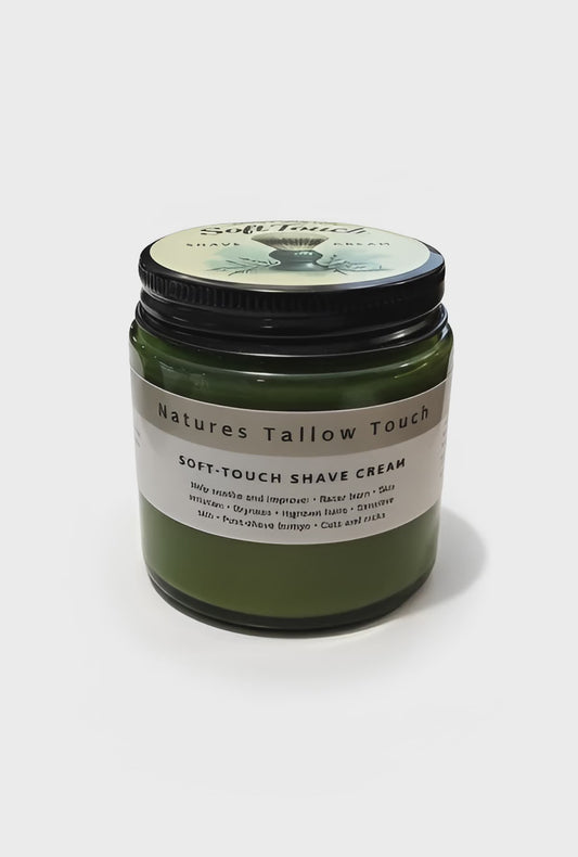 SoftTouch —SKINCARE-GRADE SHAVE CREAM Built Like a Luxe Moisturizer (Unisex)